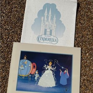 Disney Cinderella Commemorative Lithograph (1995)